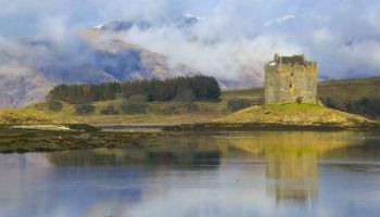 Castle on an Island in Loch Laich. Part of destination management company Ireland