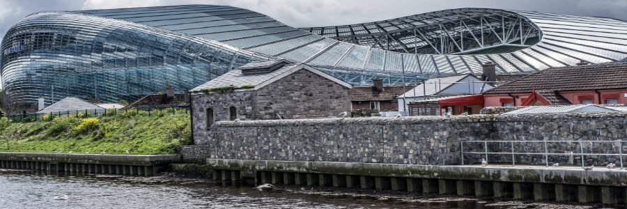 The Aviva Stadium Dublin Ireland. Enjoy The sporting culture of Ireland with Discover Ireland Tours.