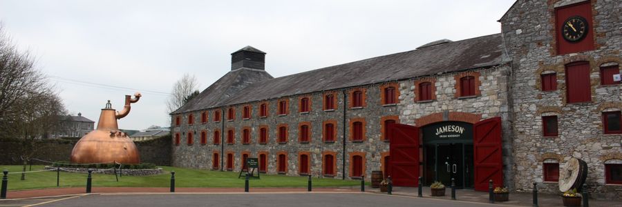 Jameson Distiller Museum - Middleton - Co Cork Ireland. Enjoy iconic attractions of Ireland with Discover Ireland Tours.