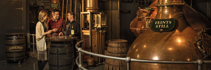 Jameson Distillery Museum - Middleton - Co Cork Ireland. Enjoy a whiskey tour of Ireland with Discover Ireland Tours.